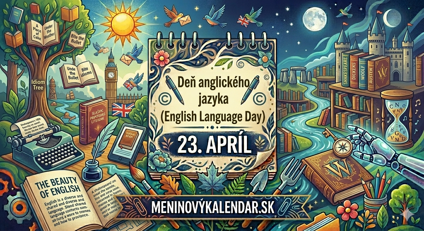 Deň anglického jazyka: Globálny most, ktorý spája miliardy ľudí 🇬🇧🇺🇸🗣️✨ (23. apríl)