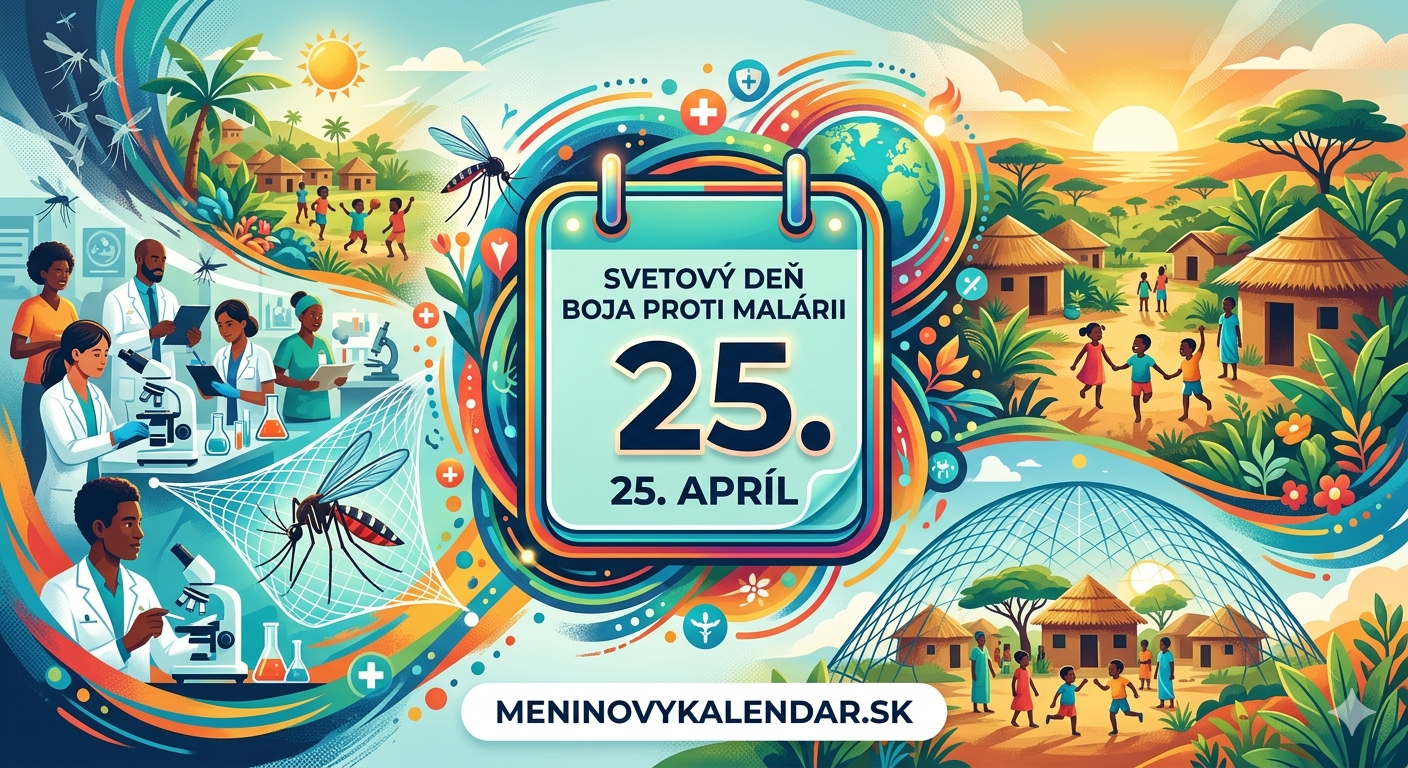 Svetový deň boja proti malárii: Spoločne za svet bez bodnutia 🦟🔬🌍✨ (25. apríl)