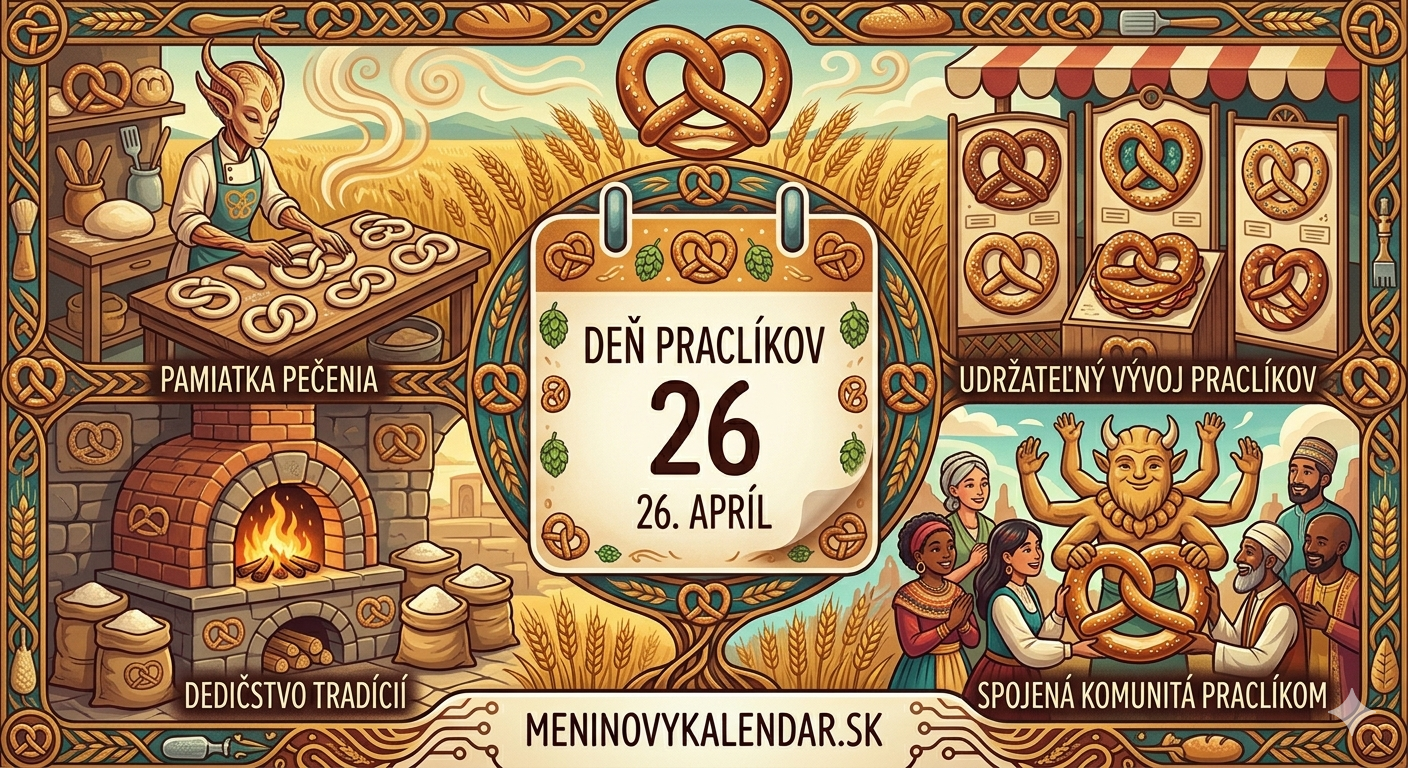 Deň praclíkov: Oslava zlatistého uzla, ktorý dobyl svet 🥨🥨✨😋 (26. apríl)