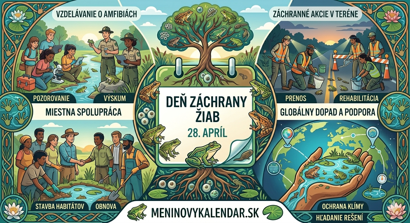 Deň záchrany žiab: Ochrana tichých strážcov našich mokradí 🐸🌿💧✨ (28. apríl)