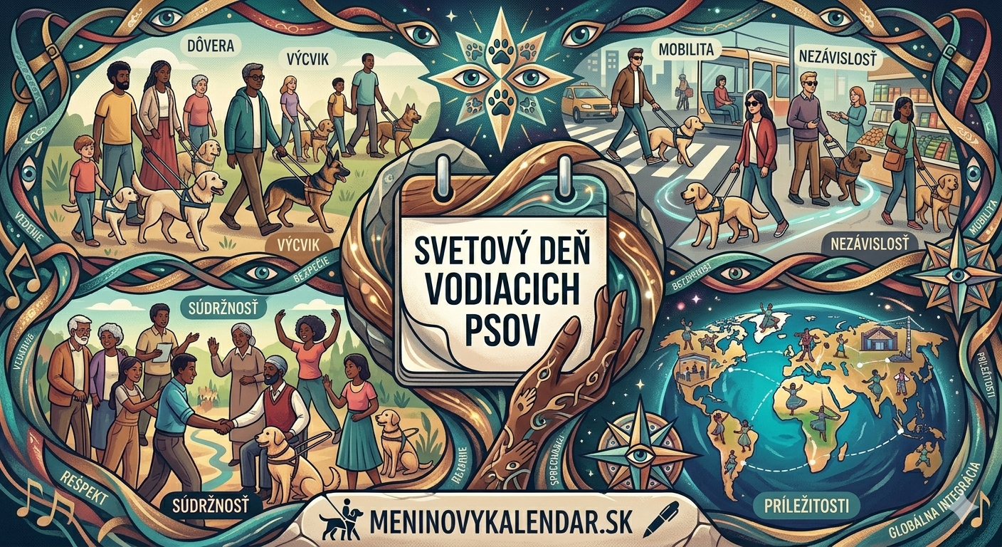 Svetový deň vodiacich psov 🐕‍🦺🦯 – posledná streda v apríli (29. apríl 2026)
