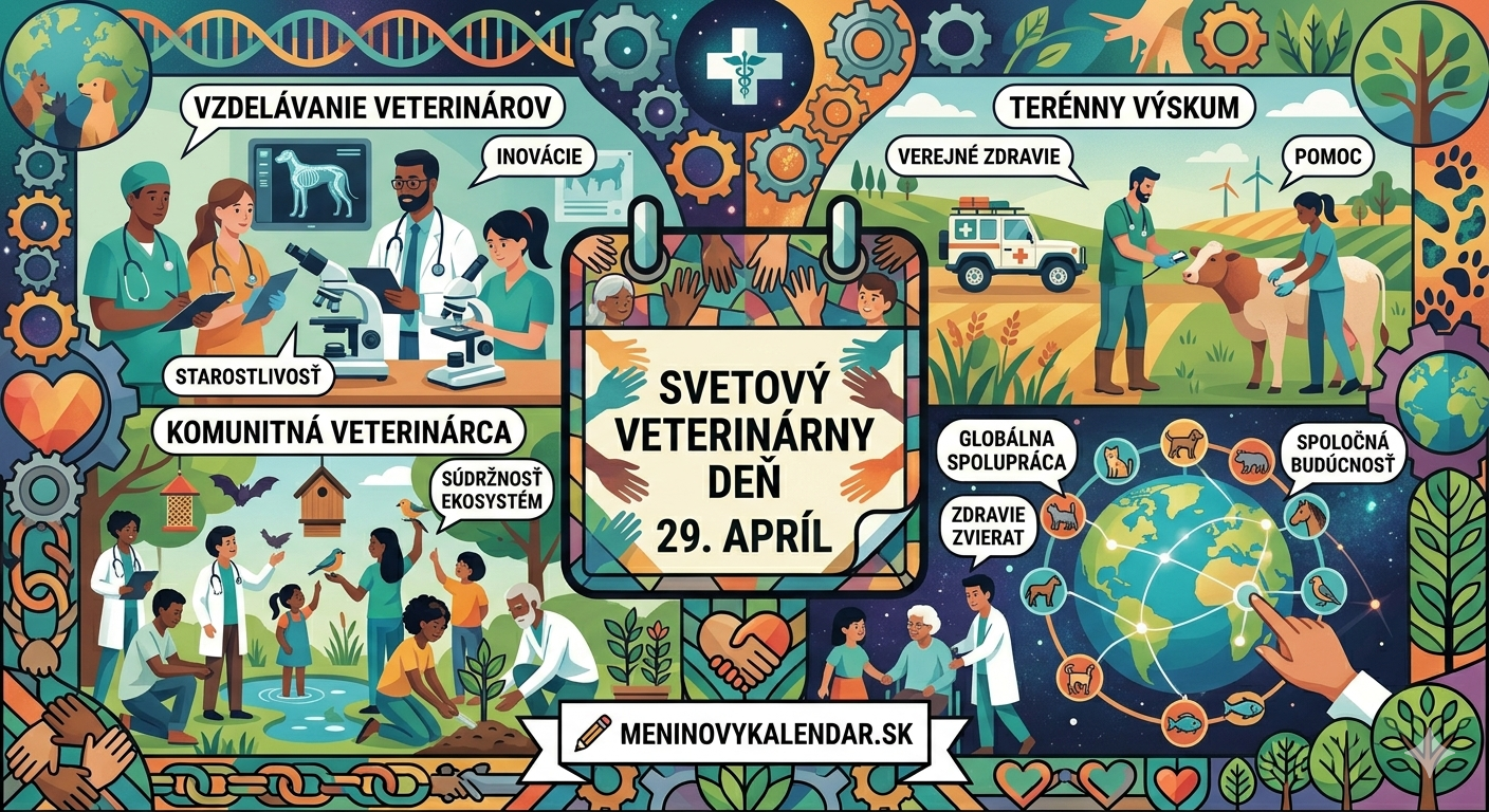 Svetový veterinárny deň 🩺🐕🦺 – posledná sobota v apríli (25. apríl)