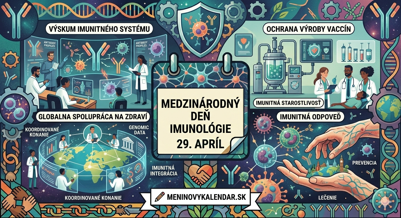 Medzinárodný deň imunológie: Oslava našej vnútornej armády 🛡️🔬🦠✨ (29. apríl)