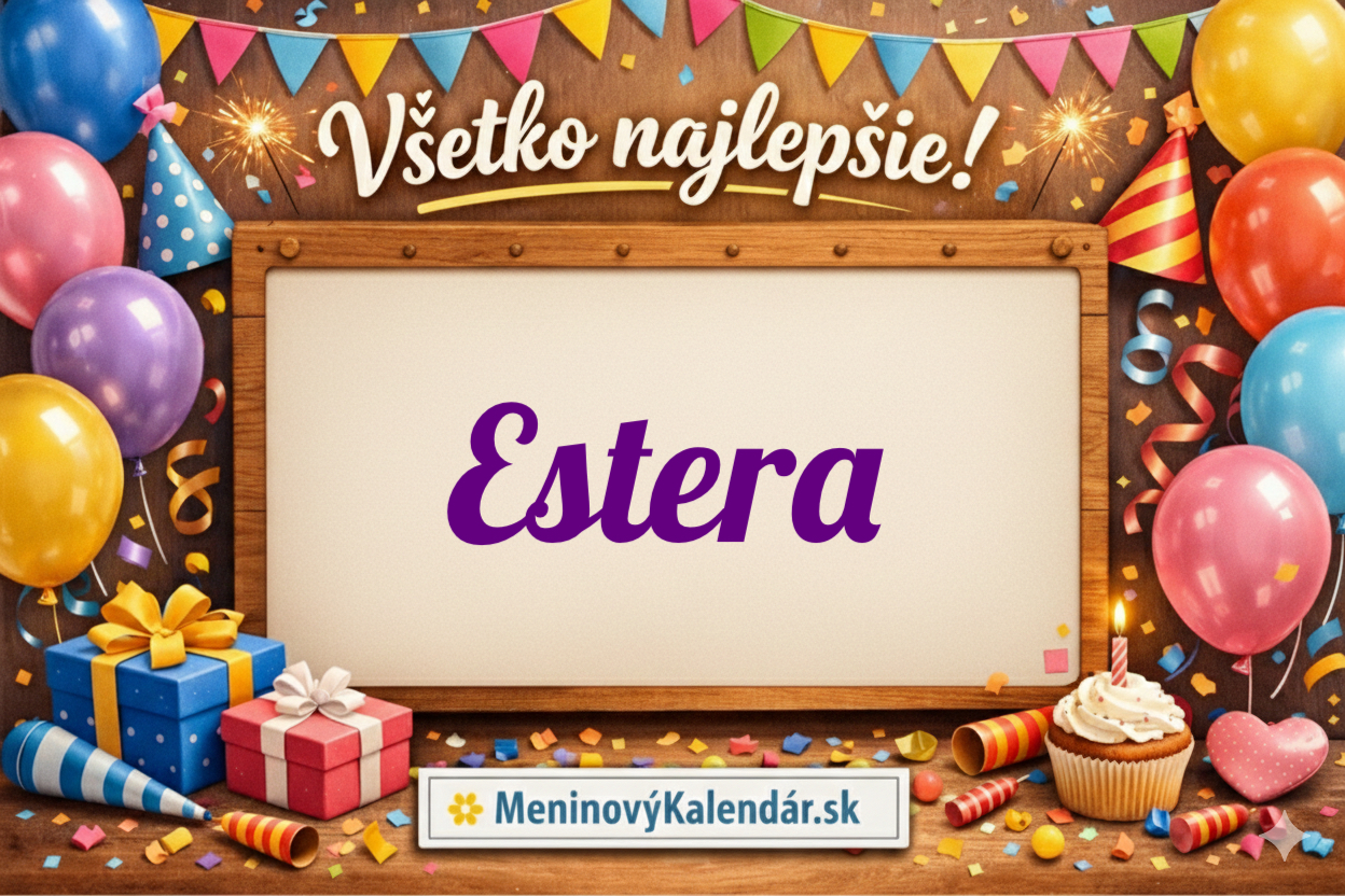 Všetko najlepšie, Estera! 🌟