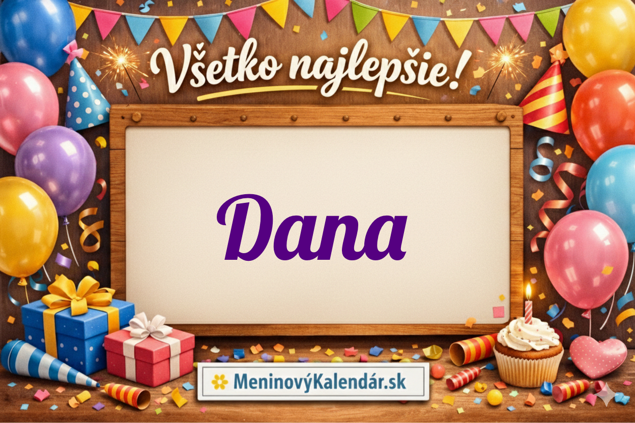 Všetko najlepšie, Dana! 🌸 Najväčší sprievodca meninami 16. apríla: 65 originálnych prianí, význam mena a tipy na darčeky