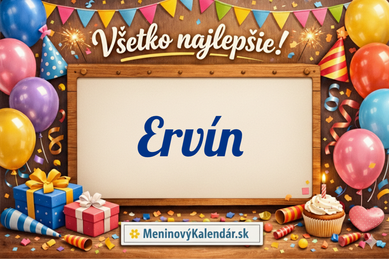 Všetko najlepšie, Ervín! 🛡️ Najväčší sprievodca meninami 21. apríla: 65 originálnych prianí, hlboký význam mena a tipy na darčeky