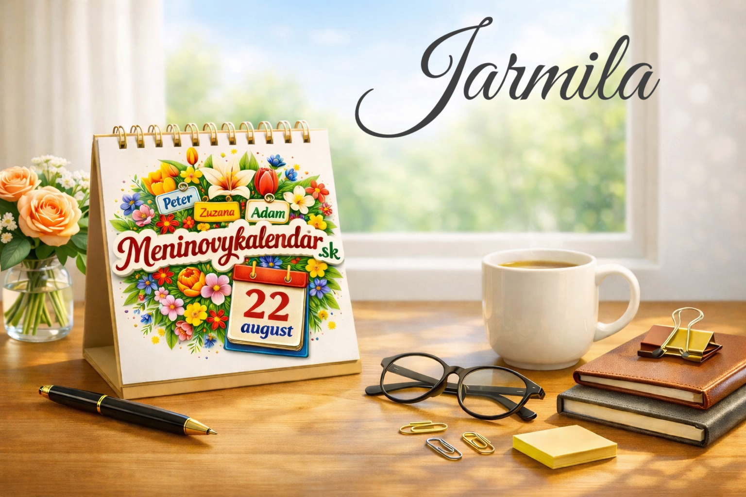 Meno Jarmila: Význam mena, pôvod a meniny 28. apríla 🌸⚖️
