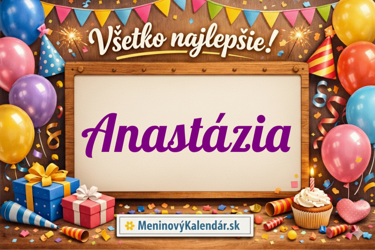 Všetko najlepšie, Anastázia! 🌸 Najväčší sprievodca meninami 30. apríla: 65 originálnych prianí, tajomný význam mena a kráľovské tipy na darčeky