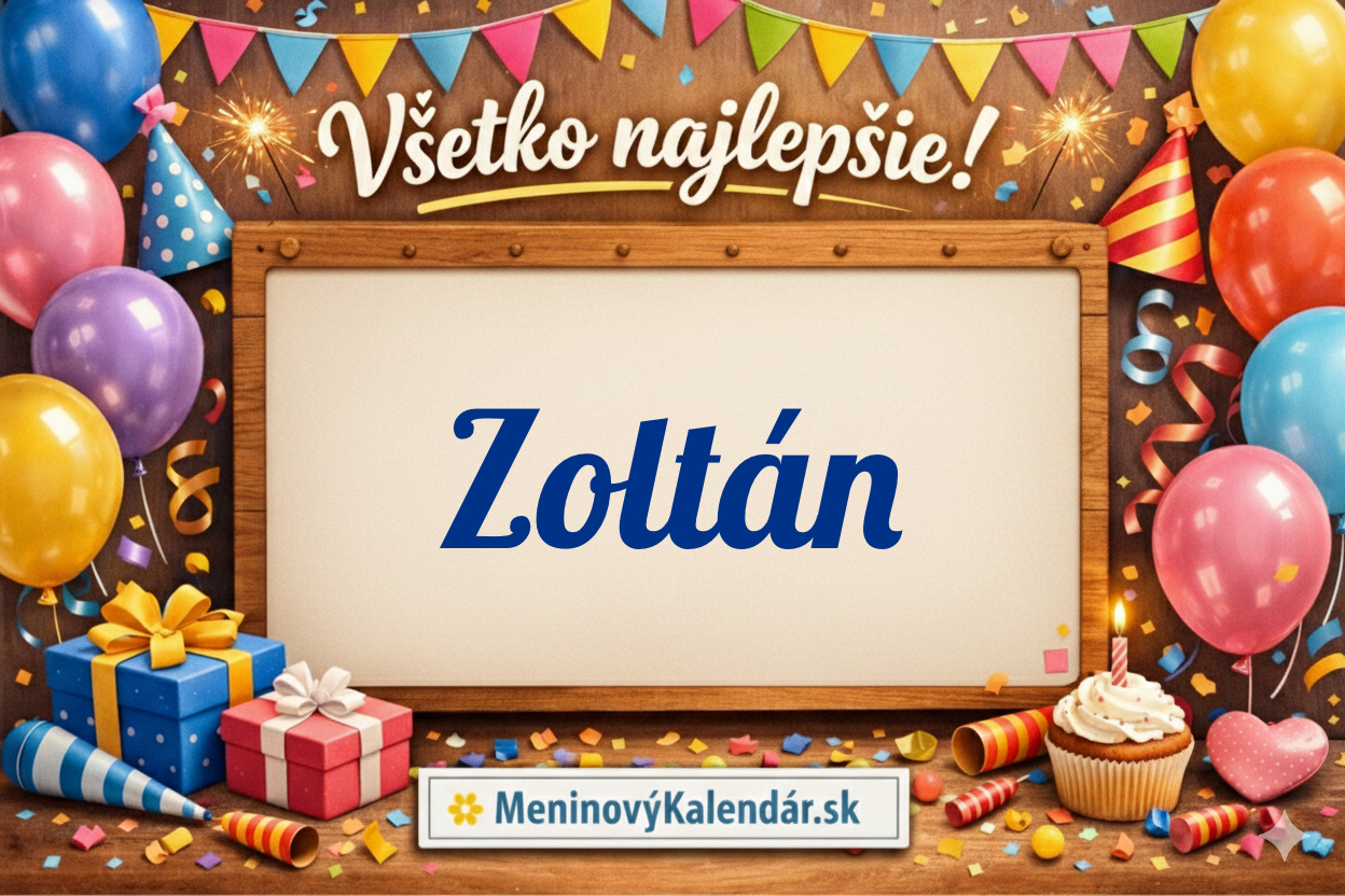 Všetko najlepšie, Zoltán! 👑 Najväčší sprievodca meninami 7. apríla: 65 prianí, význam mena a tipy na darčeky