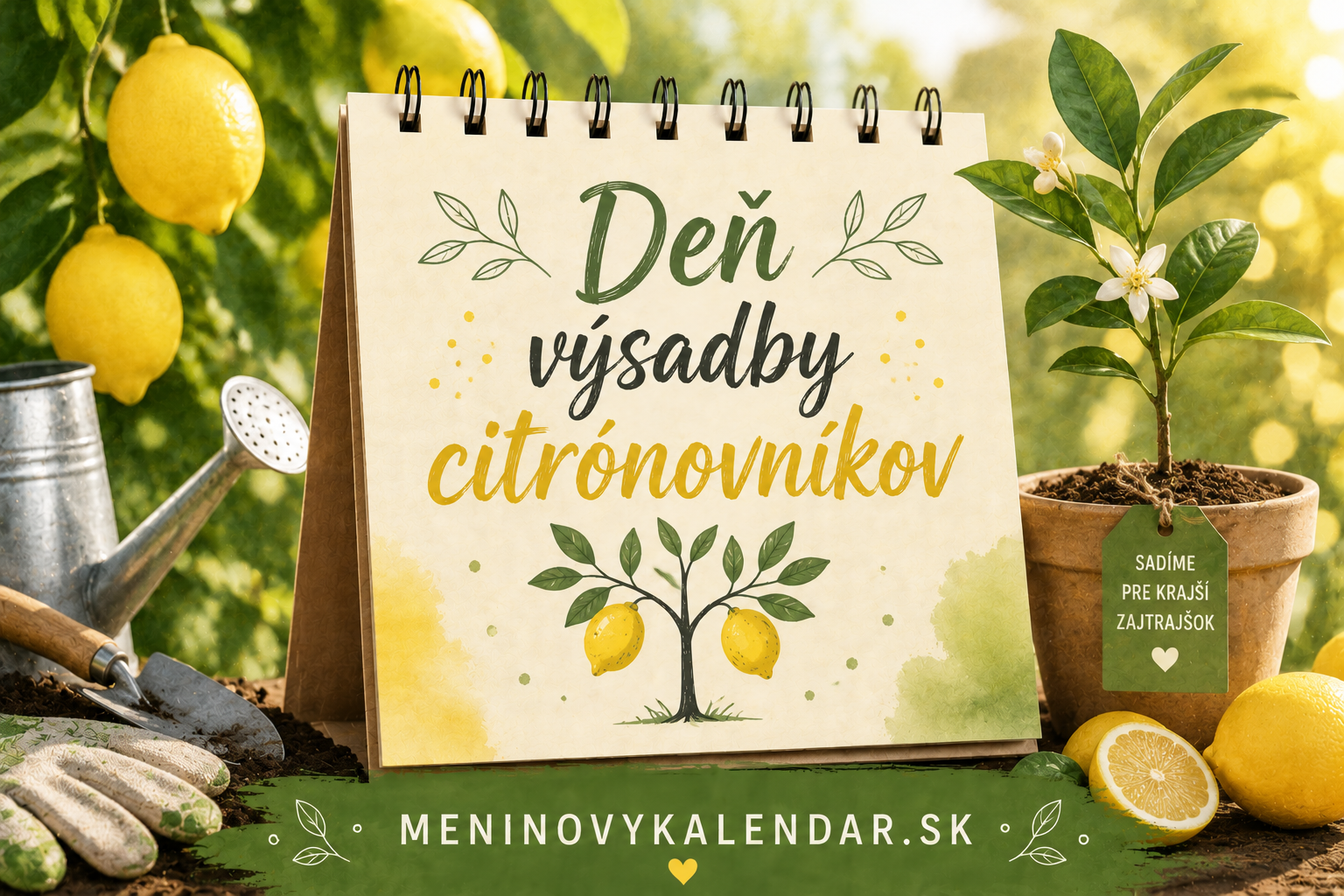 Deň výsadby citrónovníkov 🍋🌱