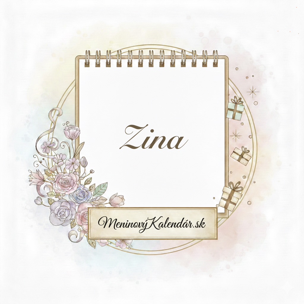 Kedy má meniny Zina? 🌸✨