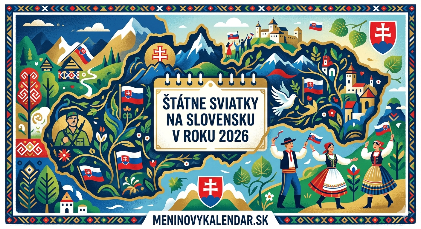 Štátne sviatky na Slovensku v roku 2026 🗓️🇸🇰