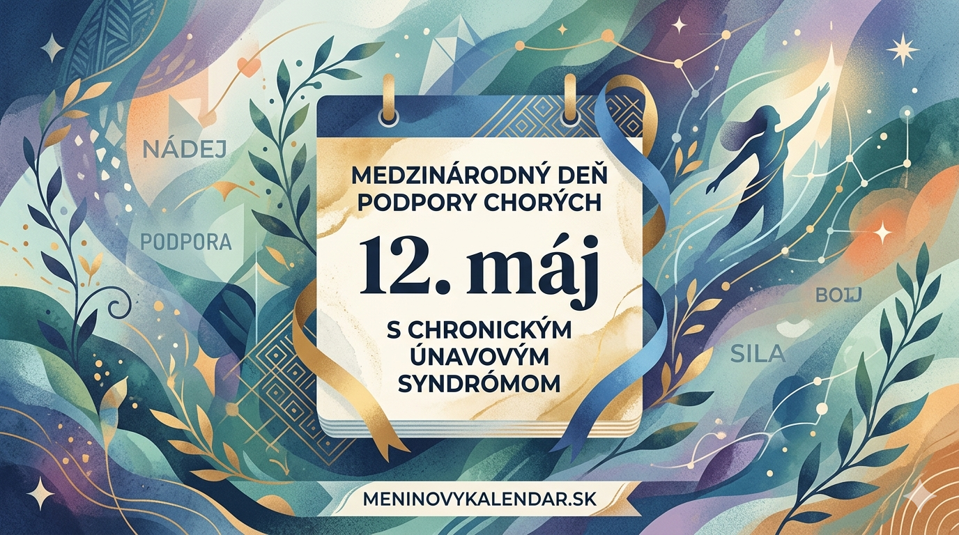 Medzinárodný deň podpory chorých s chronickým únavovým syndrómom 🎗️🛌 (12. máj)