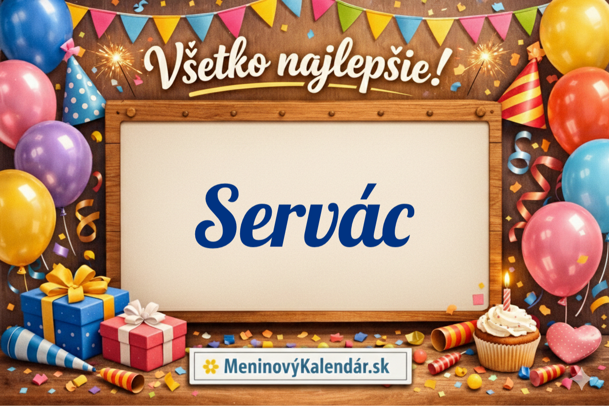 Všetko najlepšie, Servác! ❄️ Kompletný sprievodca meninami 13. mája 🗓️