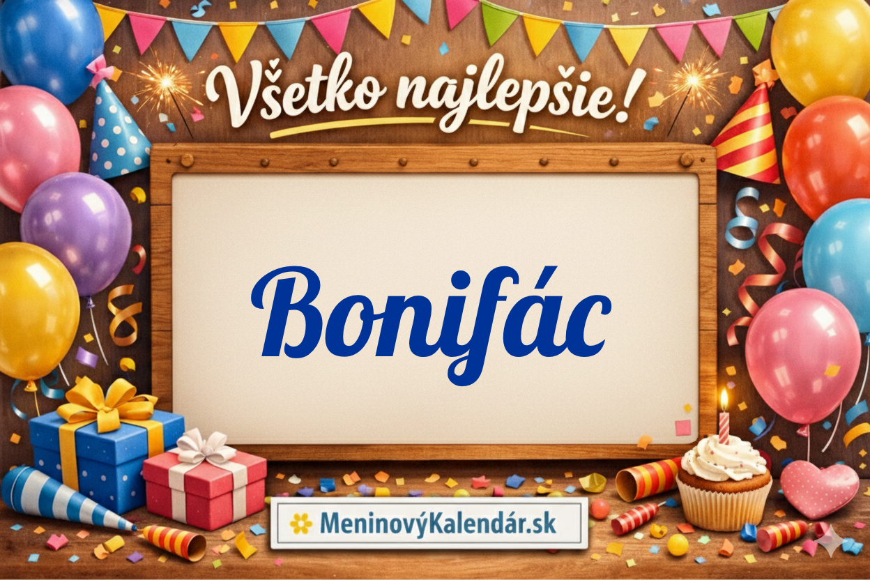 Všetko najlepšie, Bonifác! ❄️ Kompletný sprievodca meninami 14. mája 🗓️
