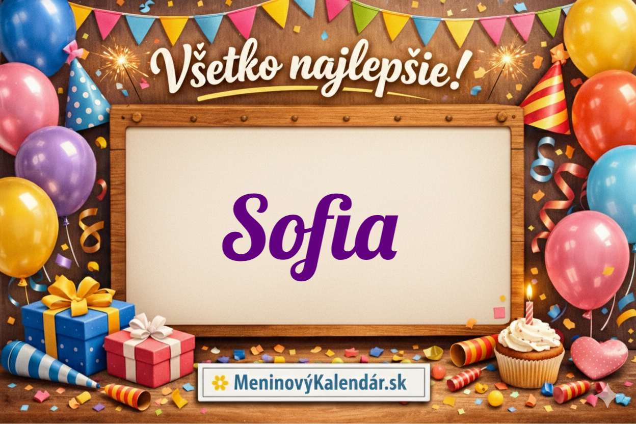 Všetko najlepšie, Sofia! 🌸 Kompletný sprievodca meninami 15. mája 🗓️