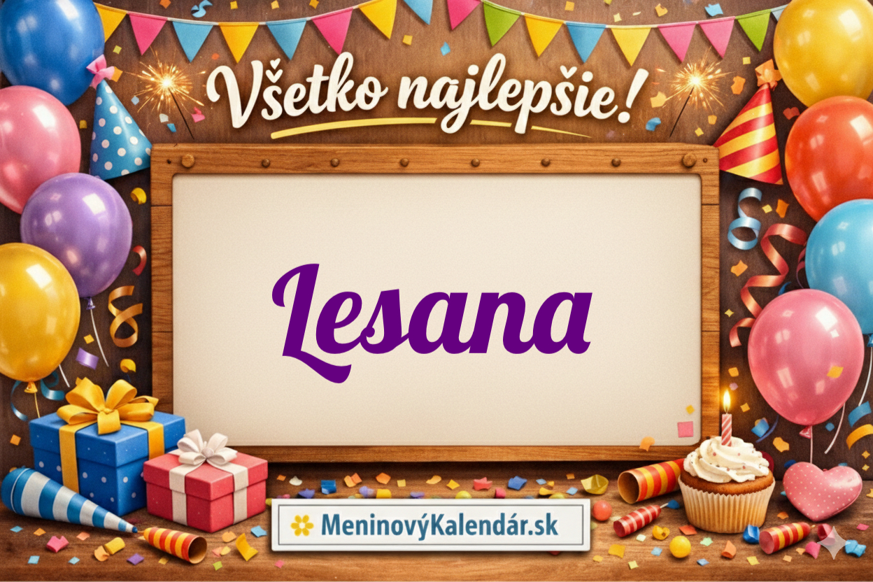 Všetko najlepšie, Lesana! 🌿 Najväčší sprievodca meninami 5. mája 🗓️
