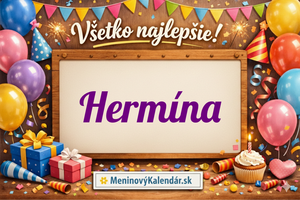 Všetko najlepšie, Hermína! 🌸 Najväčší sprievodca meninami 6. mája 🗓️