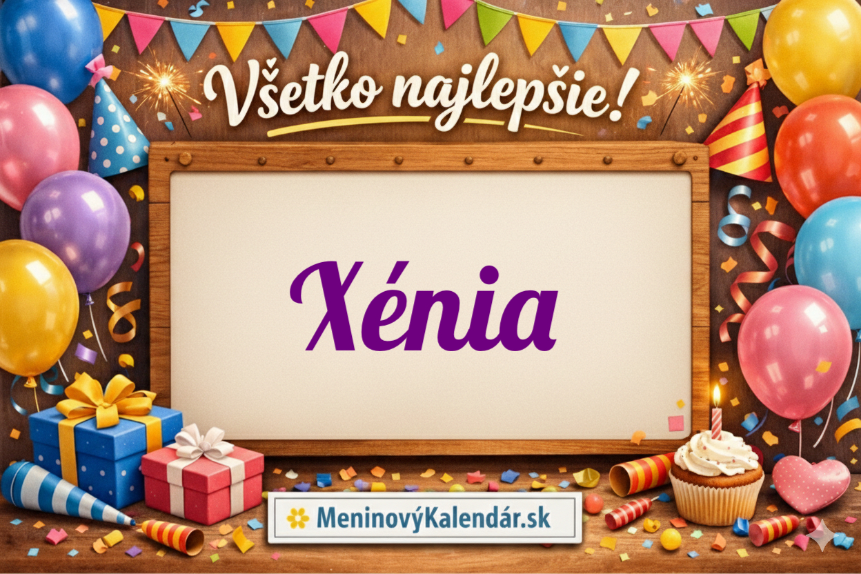 Všetko najlepšie, Xénia! 🌸 Kompletný sprievodca meninami 2. júna 🗓️