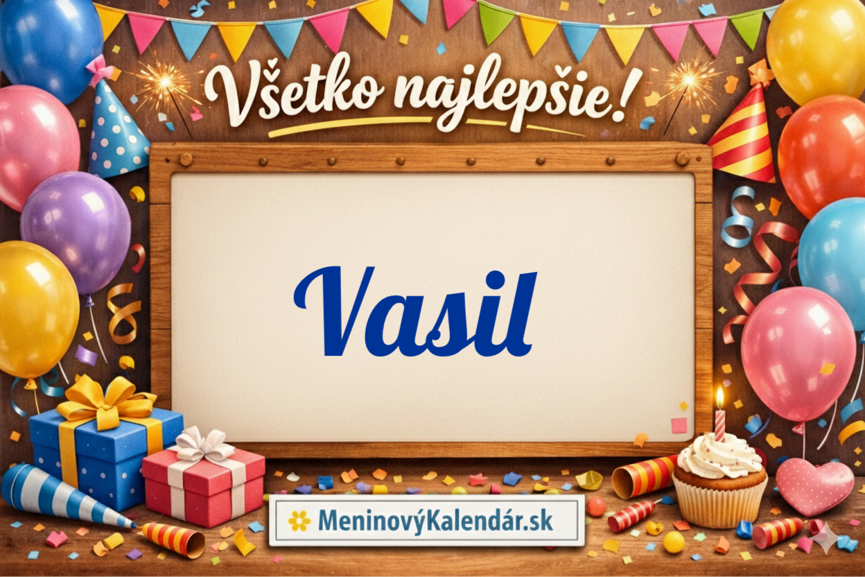Všetko najlepšie, Vasil! 👑 Kompletný sprievodca meninami 14. júna 🗓️