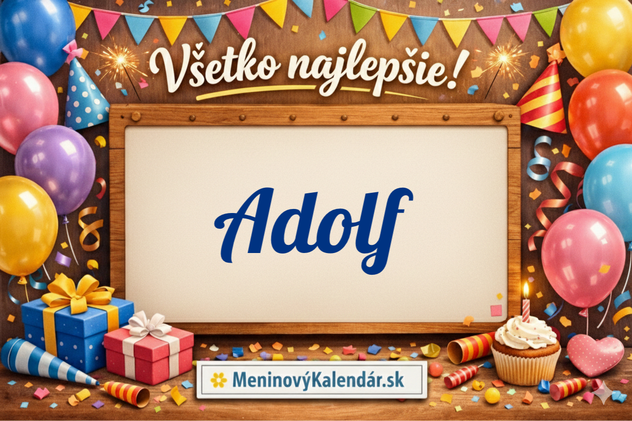 Všetko najlepšie, Adolf! 🌟 Kompletný sprievodca meninami 17. júna 🗓️