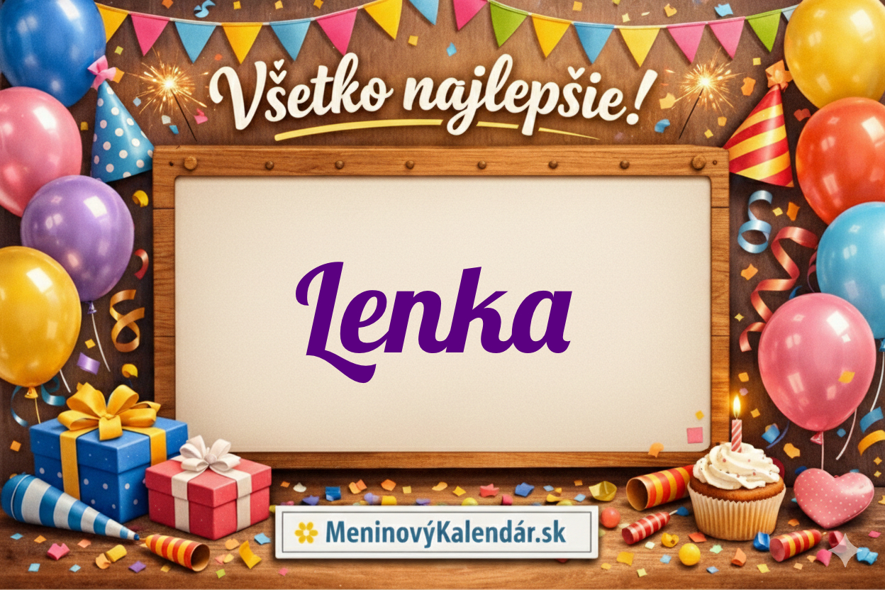 Všetko najlepšie, Lenka! 🌸 Kompletný sprievodca meninami 4. júna 🗓️