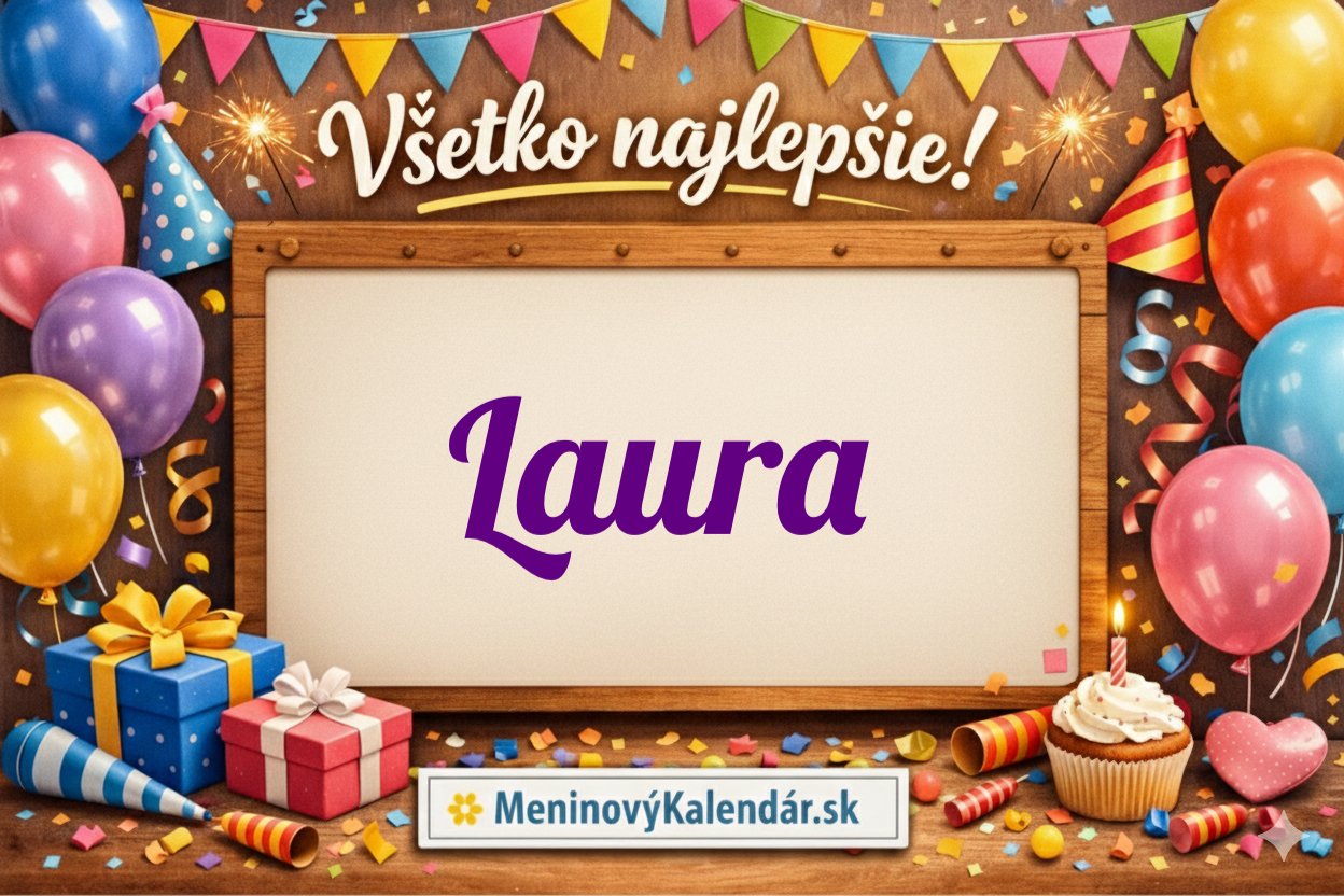 Všetko najlepšie, Laura! 🌸 Kompletný sprievodca meninami 5. júna 🗓️