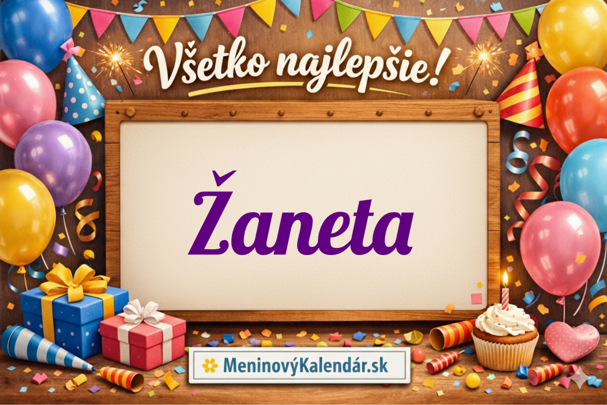 Všetko najlepšie, Žaneta! 🌸 Kompletný sprievodca meninami 1. júna 🗓️