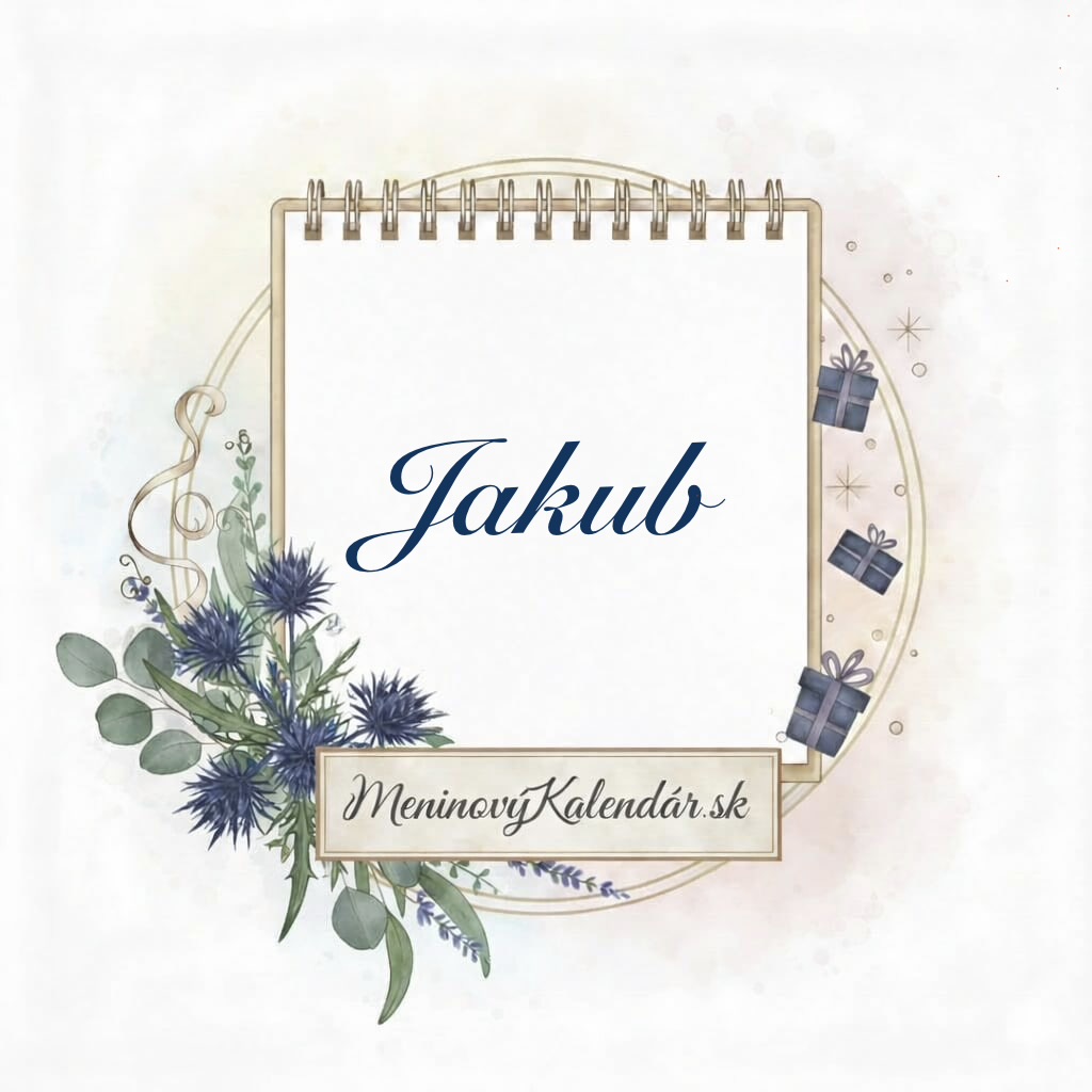 Meniny Jakub: Kedy má meniny, pôvod, význam a známe osobnosti